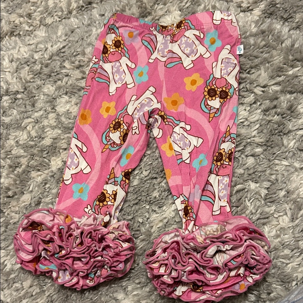 Posh Peanut Pink Floral Pants